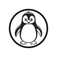 Pinguin Logo Vektor Bilder, Kunst, Illustration, Design