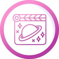 Raum Film Vektor Symbol