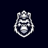 modern, Häftigt gorilla esport logotyp design vektor