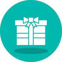 Geschenkbox-Vektorsymbol vektor