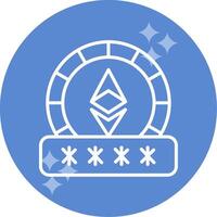 ethereum Lösenord vektor ikon