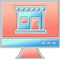 online butik vektor ikon