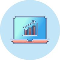 Statistik-Vektorsymbol vektor