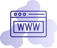 Webbrowser-Vektorsymbol vektor