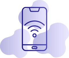 Smartphone W-lan Vektor Symbol