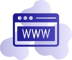 Webbrowser-Vektorsymbol vektor