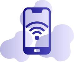 Smartphone W-lan Vektor Symbol