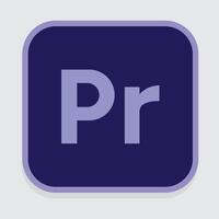 Adobe Premiere Profi Vektor Logos, Adobe Symbole, abstrakt Vektor Kunst