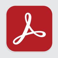 Adobe Akrobat Leser Vektor Logos, Adobe Symbole, abstrakt Vektor Kunst