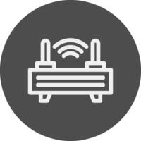 Router kreatives Icon-Design vektor