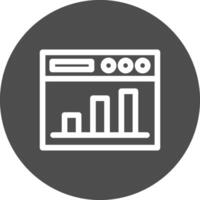 Analytics kreatives Icon-Design vektor