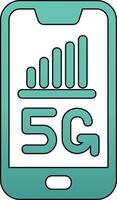 5g Smartphone Vektor Symbol