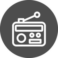 Radio kreatives Icon-Design vektor