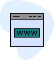 webb webbplats vektor ikon