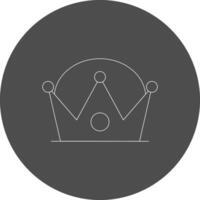 Tiara kreatives Icon-Design vektor