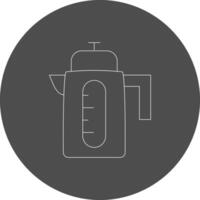 Wasserkocher kreatives Icon-Design vektor