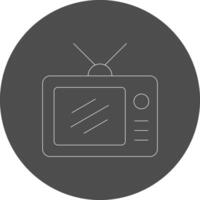 TV-kreatives Icon-Design vektor