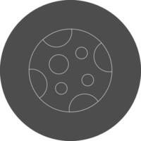 Mond kreatives Icon-Design vektor