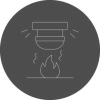 Feueralarm kreatives Icon-Design vektor