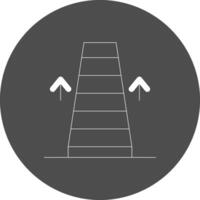 Rolltreppe kreatives Icon-Design vektor