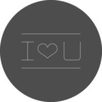 liebe kreatives Icon-Design vektor