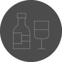 Wein kreatives Icon-Design vektor