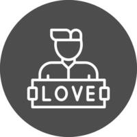 liebe kreatives Icon-Design vektor