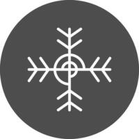 Schneeflocke kreatives Icon-Design vektor