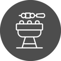 BBQ kreatives Icon-Design vektor