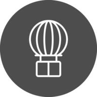 Heißluftballon kreatives Icon-Design vektor