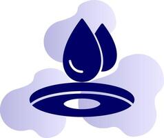 Wassertropfen-Vektor-Symbol vektor