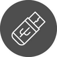 USB-Laufwerk kreatives Icon-Design vektor