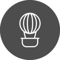 Heißluftballon kreatives Icon-Design vektor