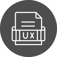 ux formatera kreativ ikon design vektor