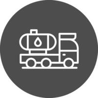 Tankwagen kreatives Icon-Design vektor