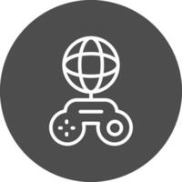 global Spielen kreativ Symbol Design vektor