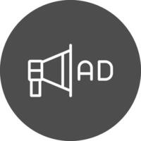 Anzeige Kampagne kreativ Symbol Design vektor