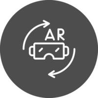 vr Brille kreativ Symbol Design vektor