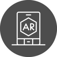 ar app kreativ ikon design vektor