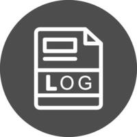 Log kreatives Icon-Design vektor