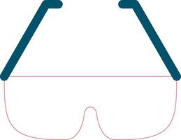 Brille kreatives Icon-Design vektor