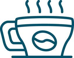 Kaffee kreatives Icon-Design vektor