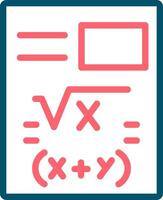 Mathe kreatives Icon-Design vektor