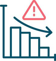 marknadsföra risk kreativ ikon design vektor