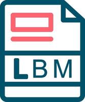 lbm kreativ Symbol Design vektor