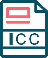 icc kreativ ikon design vektor