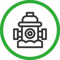 Hydranten kreatives Icon-Design vektor