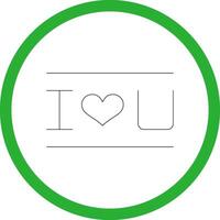 liebe kreatives Icon-Design vektor