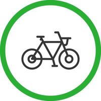 Fahrrad kreatives Icon-Design vektor