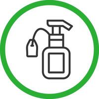 Shampoo kreatives Icon-Design vektor